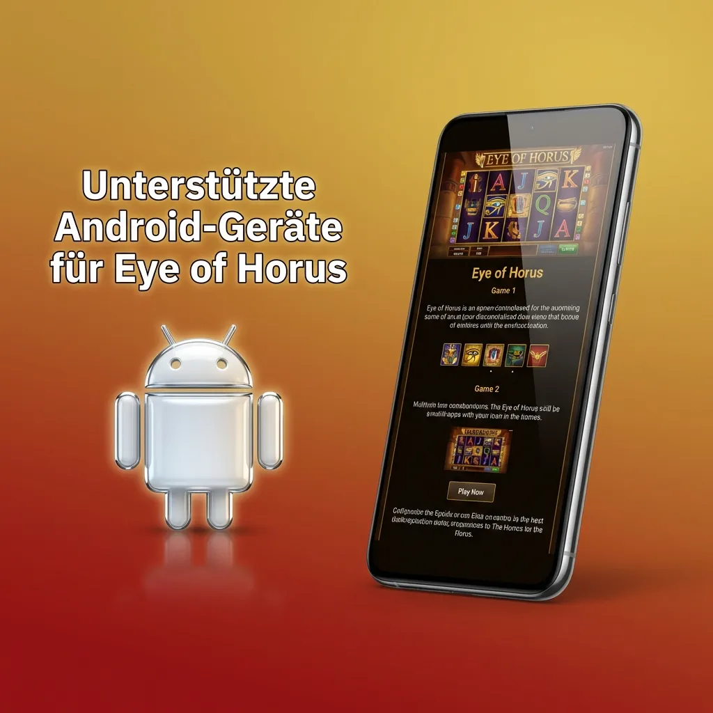 Übersicht kompatibler Android-Smartphones 2020–2025 für die Eye of Horus Jokerstar App in Budget-, Mittel- und Premiumklasse