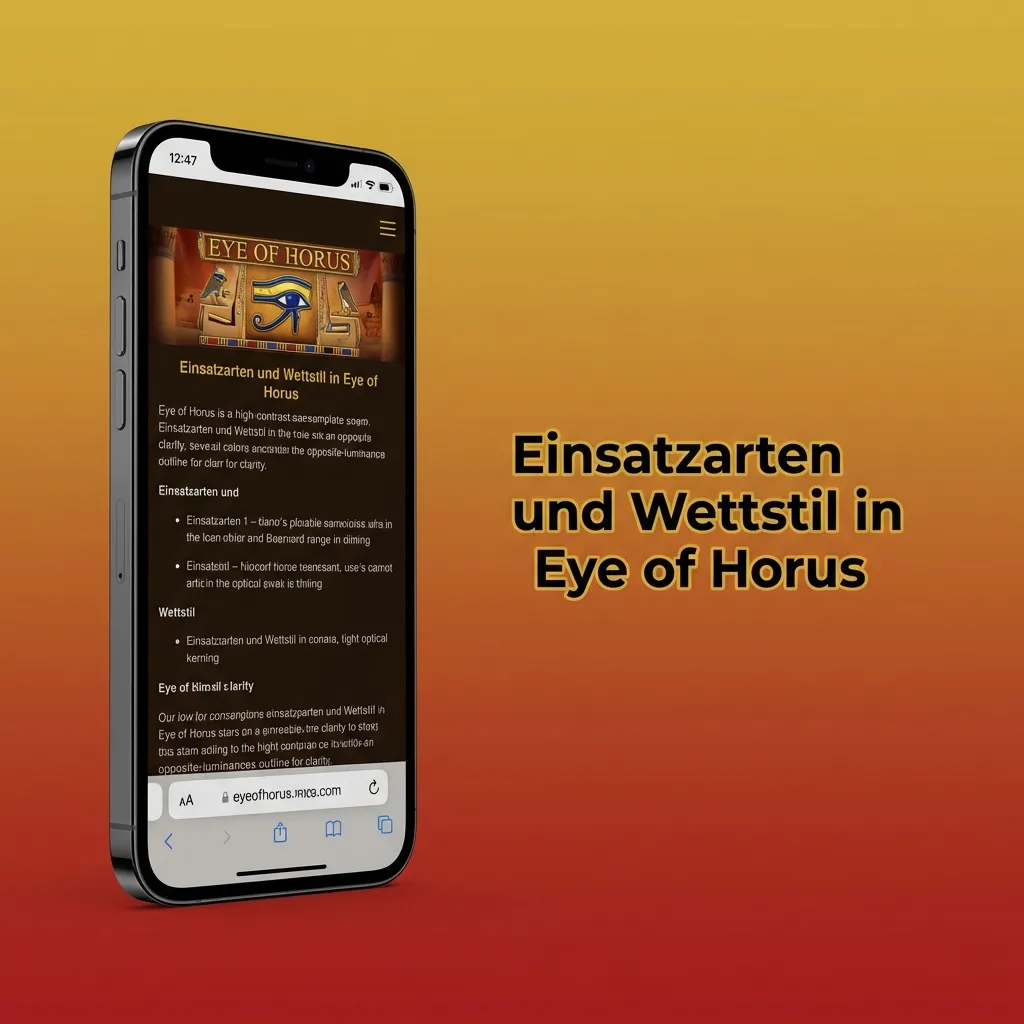 Spieleroberfläche von Eye of Horus mit Einsatzregler für niedrige und hohe Bets sowie Auto-Spin-Optionen