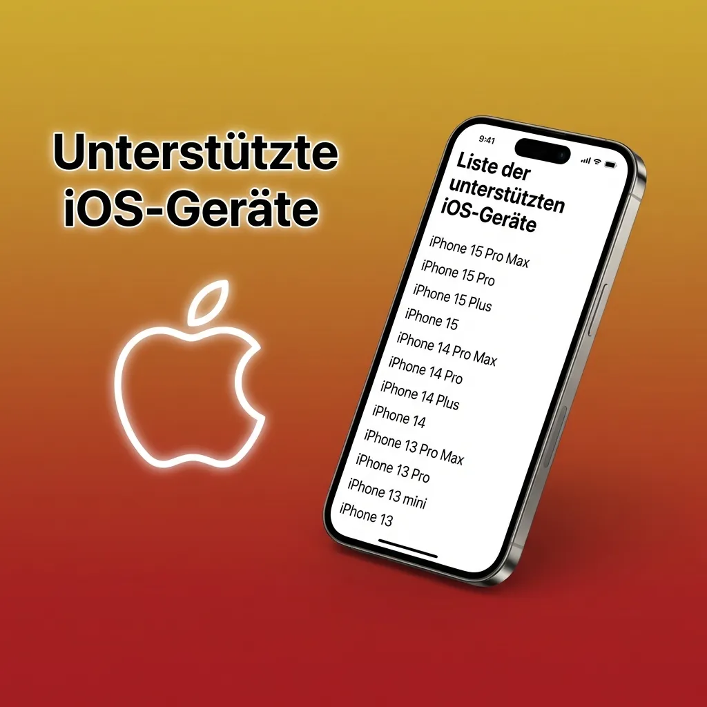 Grafik: Unterstützte Apple-Geräte für Eye of Horus Lapalingo, Liste kompatibler iPhones und iPads ab iOS 12
